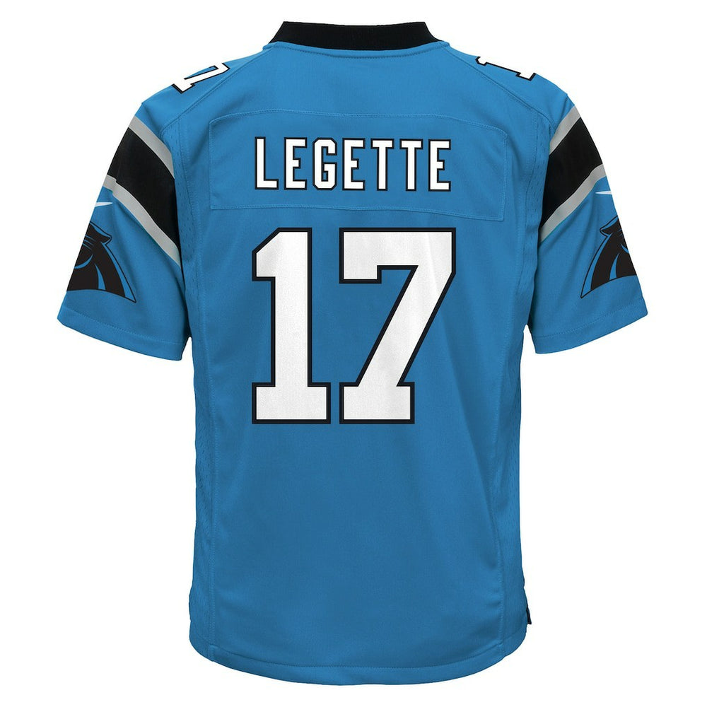 Xavier Legette Carolina Panthers Youth Alternate Game Jersey - Blue Jerseys