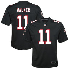 Jalon Walker Atlanta Falcons Youth Alternate Game Jersey - Black Jerseys