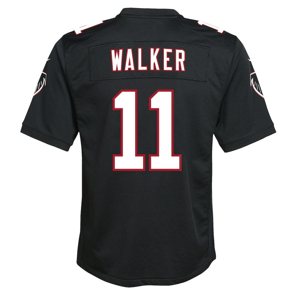 Jalon Walker Atlanta Falcons Youth Alternate Game Jersey - Black Jerseys