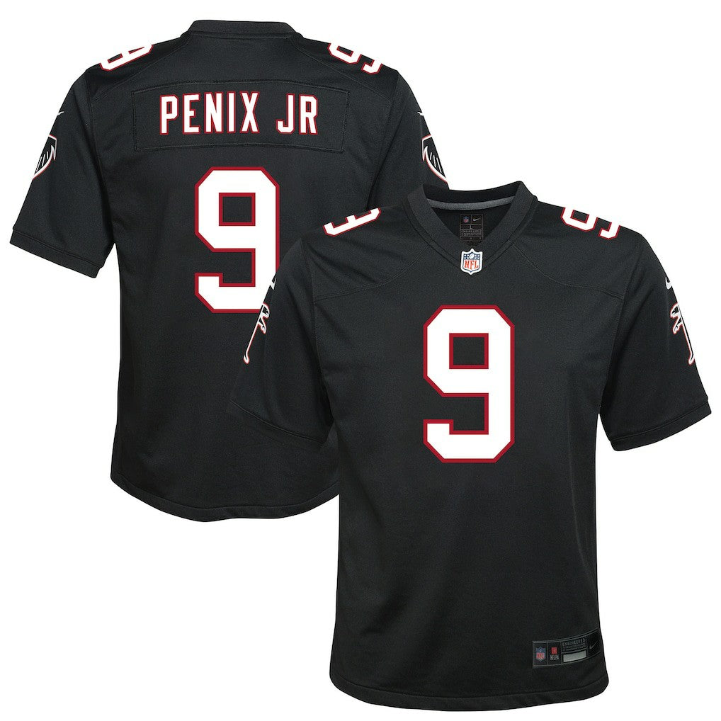 Michael Penix Jr. Atlanta Falcons Youth Alternate Game Jersey - Black Jerseys