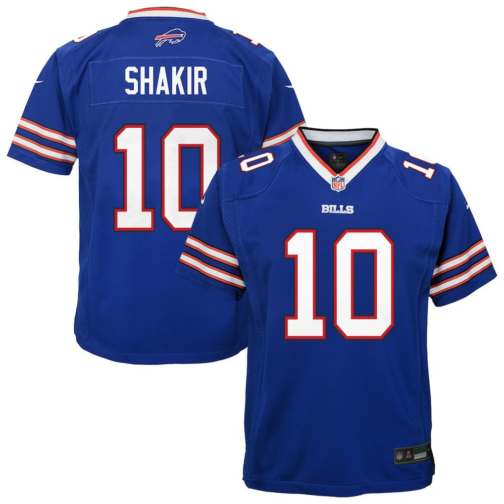 Khalil Shakir Buffalo Bills Youth Team Game Jersey - Royal Jerseys
