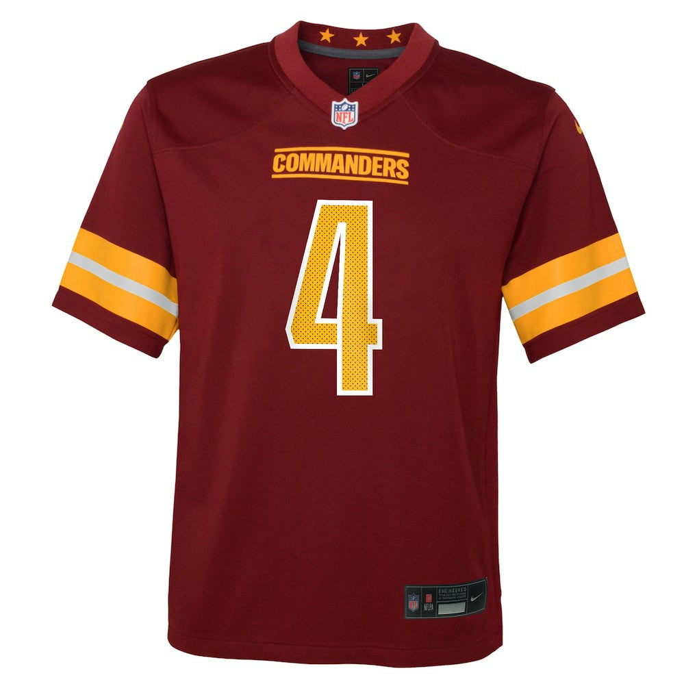 Frankie Luvu Washington Commanders Youth Team Game Jersey - Burgundy Jerseys