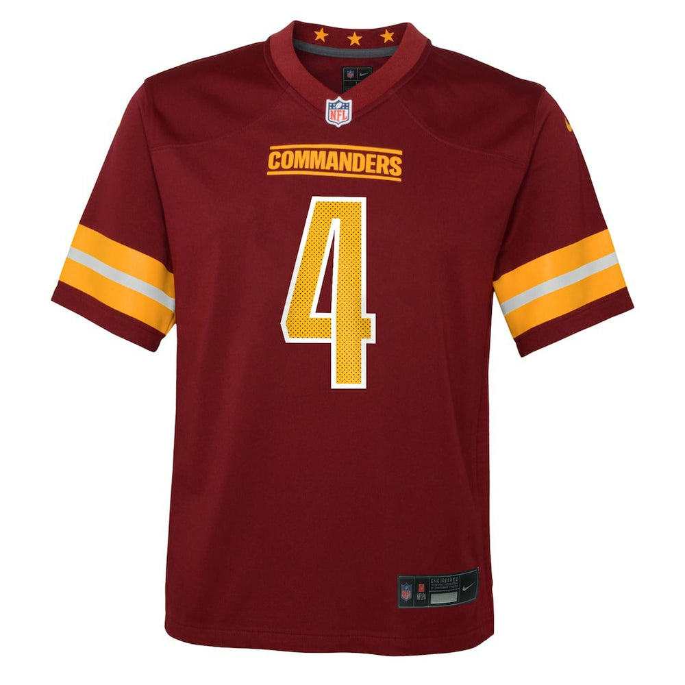 Frankie Luvu Washington Commanders Youth Team Game Jersey - Burgundy Jerseys