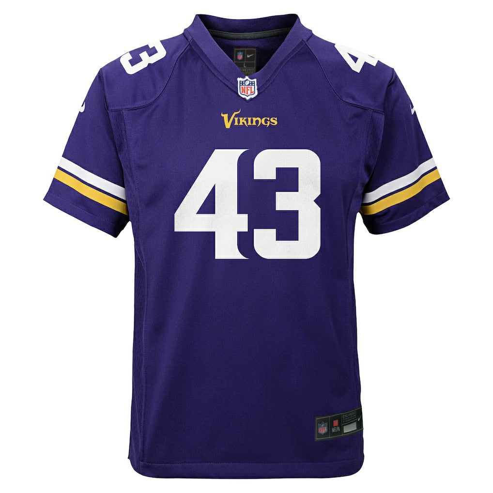Andrew Van Ginkel Minnesota Vikings Youth Youth - Purple