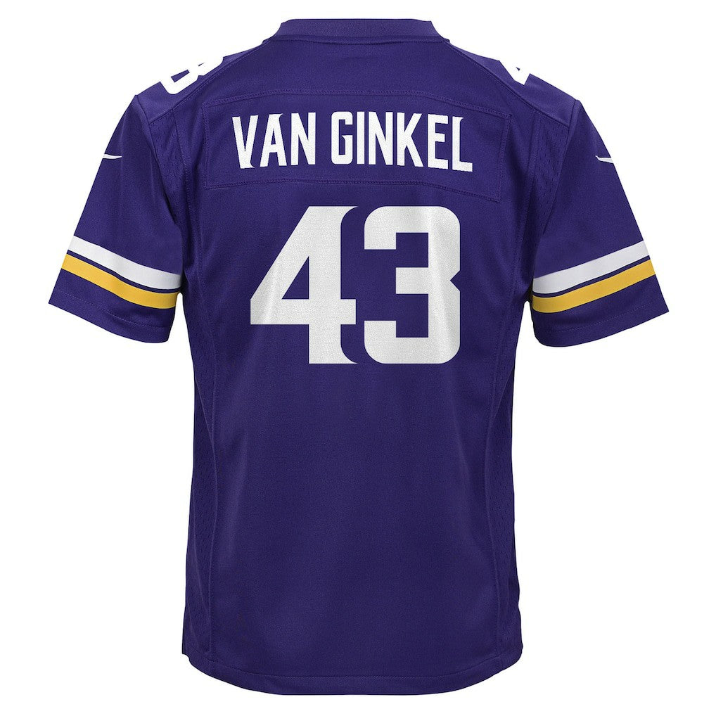 Andrew Van Ginkel Minnesota Vikings Youth Youth - Purple