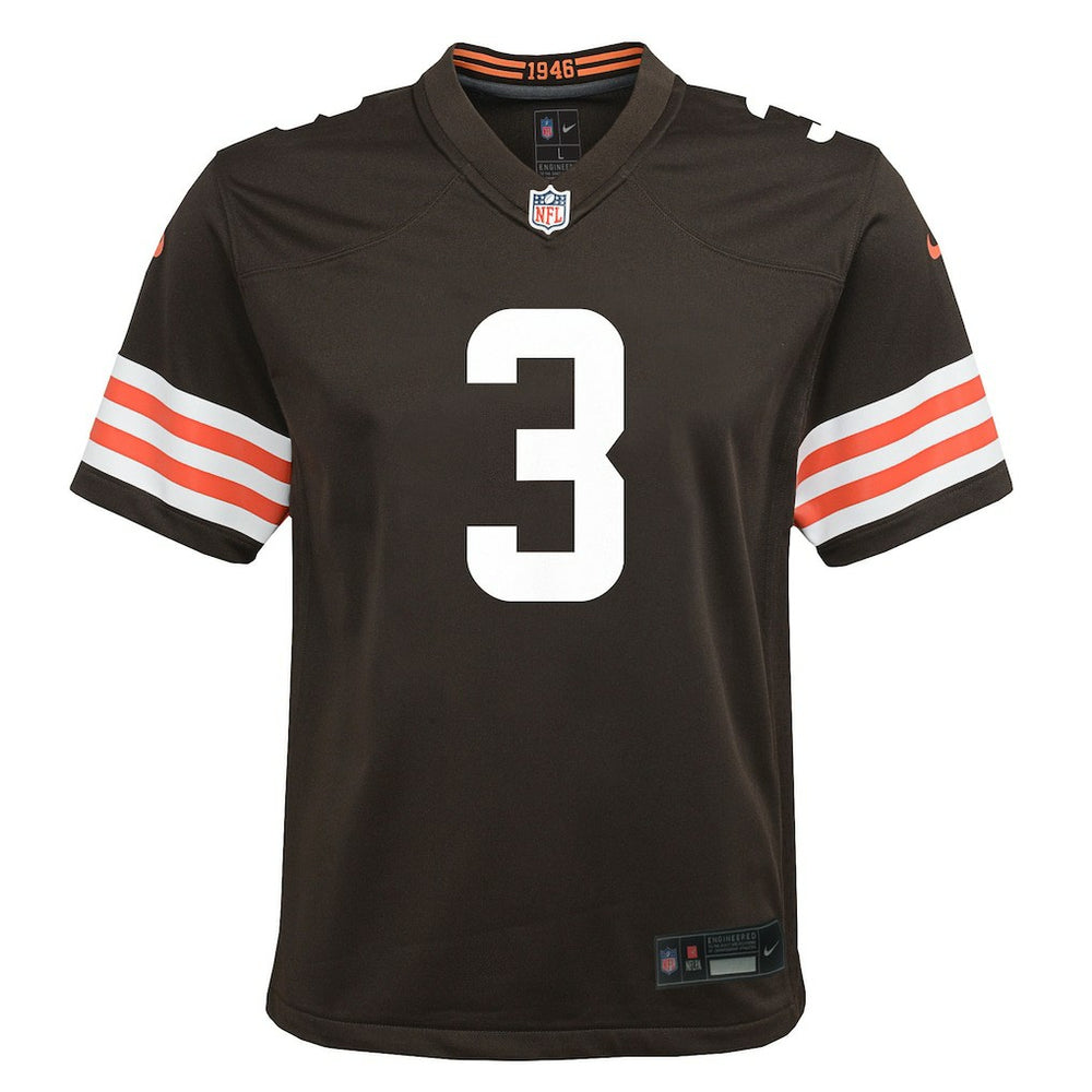 Jerry Jeudy Cleveland Browns Youth Team Game Jersey - Brown Jerseys