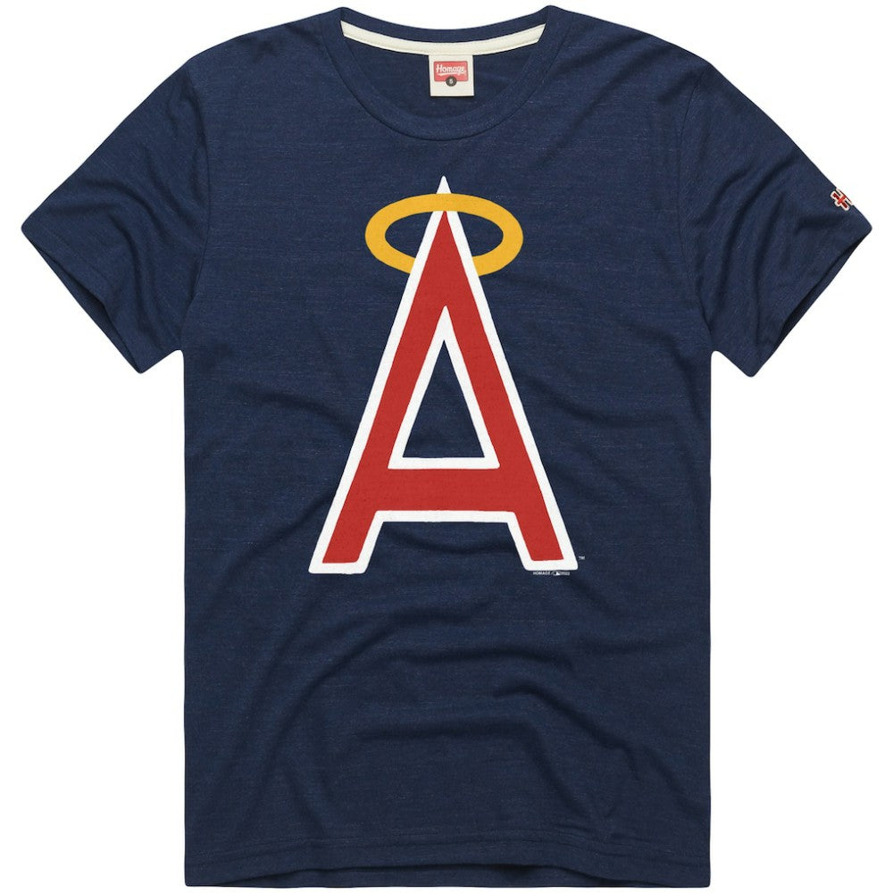 Los Angeles Angels Homage Hyper Local Refresh T-Shirt - Navy T-shirts