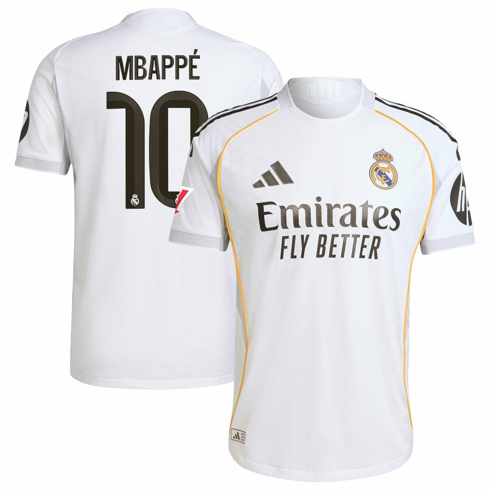 Kylian Mbappé Real Madrid 2025/26 Home Player Jersey White - Adidas outlet