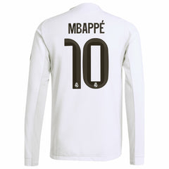 Kylian Mbappé Real Madrid 2025/26 Home Long Sleeve Player Jersey White - Adidas sale