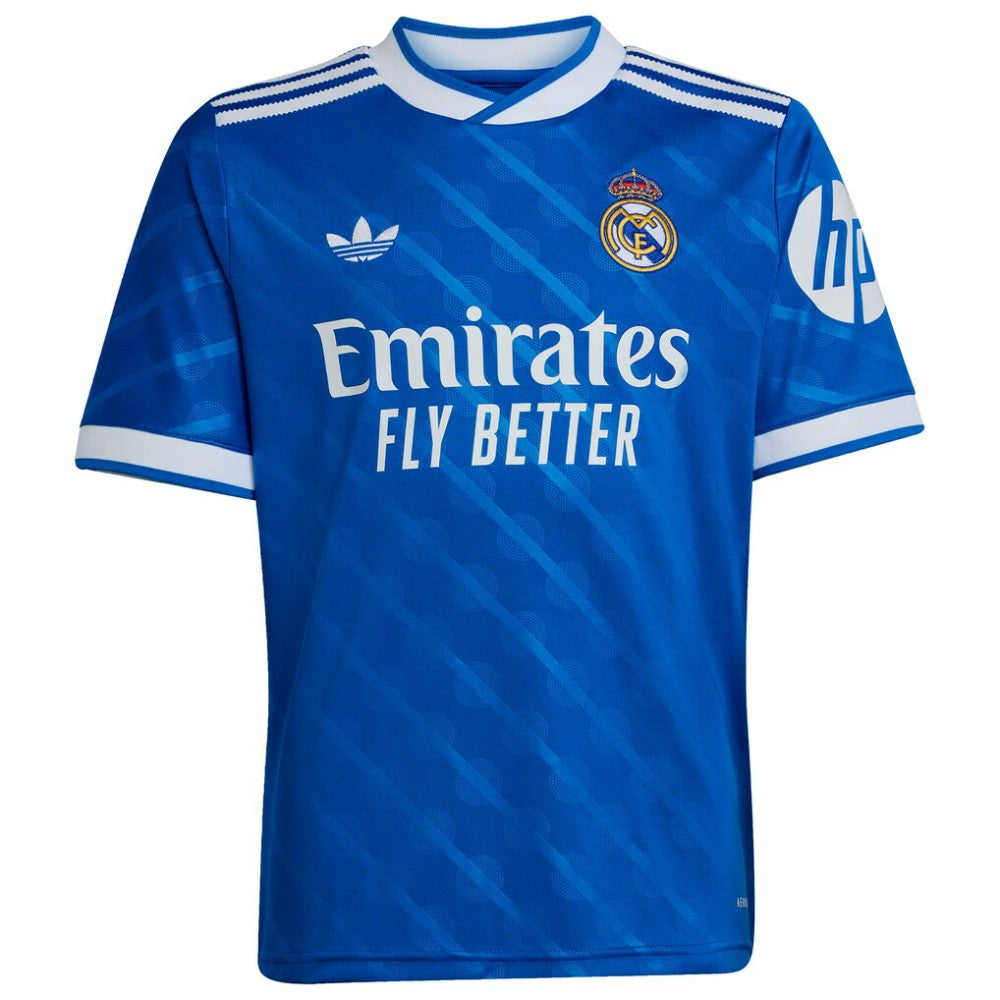 Kylian Mbappé Real Madrid Youth 2025/26 Third Replica Player Jersey Blue - Adidas outlet