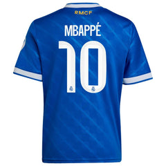 Kylian Mbappé Real Madrid Youth 2025/26 Third Replica Player Jersey Blue - Adidas outlet