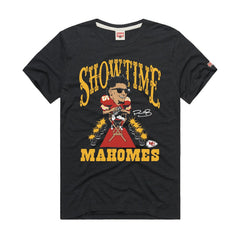 Patrick Mahomes Kansas City Chiefs Homage Unisex Caricature Player Graphic Tri-Blend T-Shirt - Charcoal T-shirts