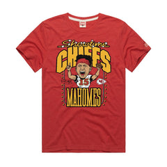 Patrick Mahomes Kansas City Chiefs Homage Unisex Caricature Player Graphic Tri-Blend T-Shirt - Red T-shirts