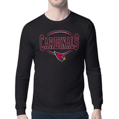 Arizona Cardinals Starter Team Track Graphic Long Sleeve T-Shirt - Black T-shirts