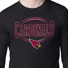 Arizona Cardinals Starter Team Track Graphic Long Sleeve T-Shirt - Black T-shirts