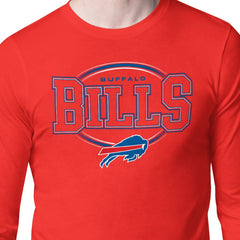 Buffalo Bills Starter Team Track Graphic Long Sleeve T-Shirt - Red T-shirts