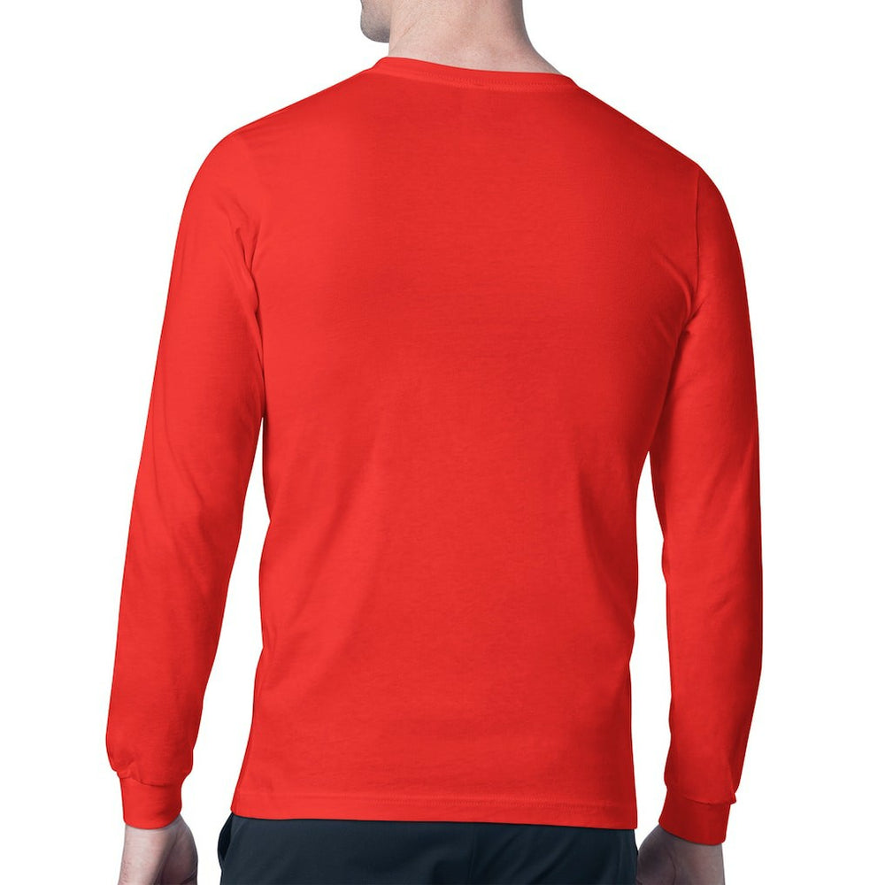 New England Patriots Starter Team Track Graphic Long Sleeve T-Shirt - Red T-shirts