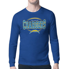 Los Angeles Chargers Starter Team Track Graphic Long Sleeve T-Shirt - Royal T-shirts