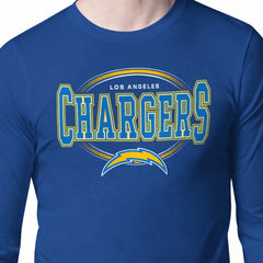 Los Angeles Chargers Starter Team Track Graphic Long Sleeve T-Shirt - Royal T-shirts