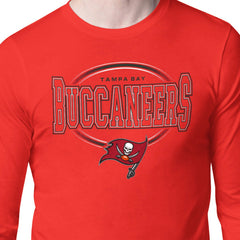 Tampa Bay Buccaneers Starter Team Track Graphic Long Sleeve T-Shirt - Red T-shirts