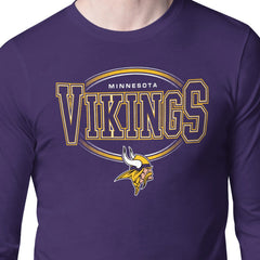 Minnesota Vikings Starter Team Track Graphic Long Sleeve T-Shirt - Purple T-shirts