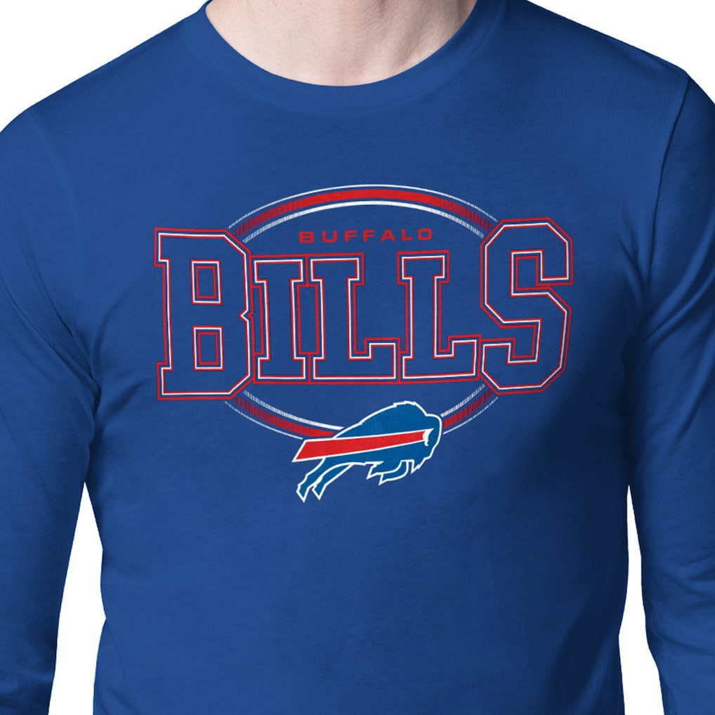 Buffalo Bills Starter Team Track Graphic Long Sleeve T-Shirt - Royal T-shirts