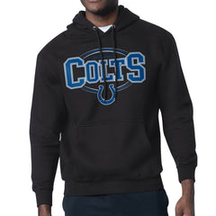 Indianapolis Colts Starter Team Track Graphic Pullover Hoodie - Black Hoodies