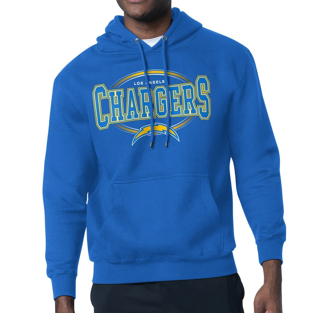 Los Angeles Chargers Starter Team Track Graphic Pullover Hoodie - Royal Hoodies