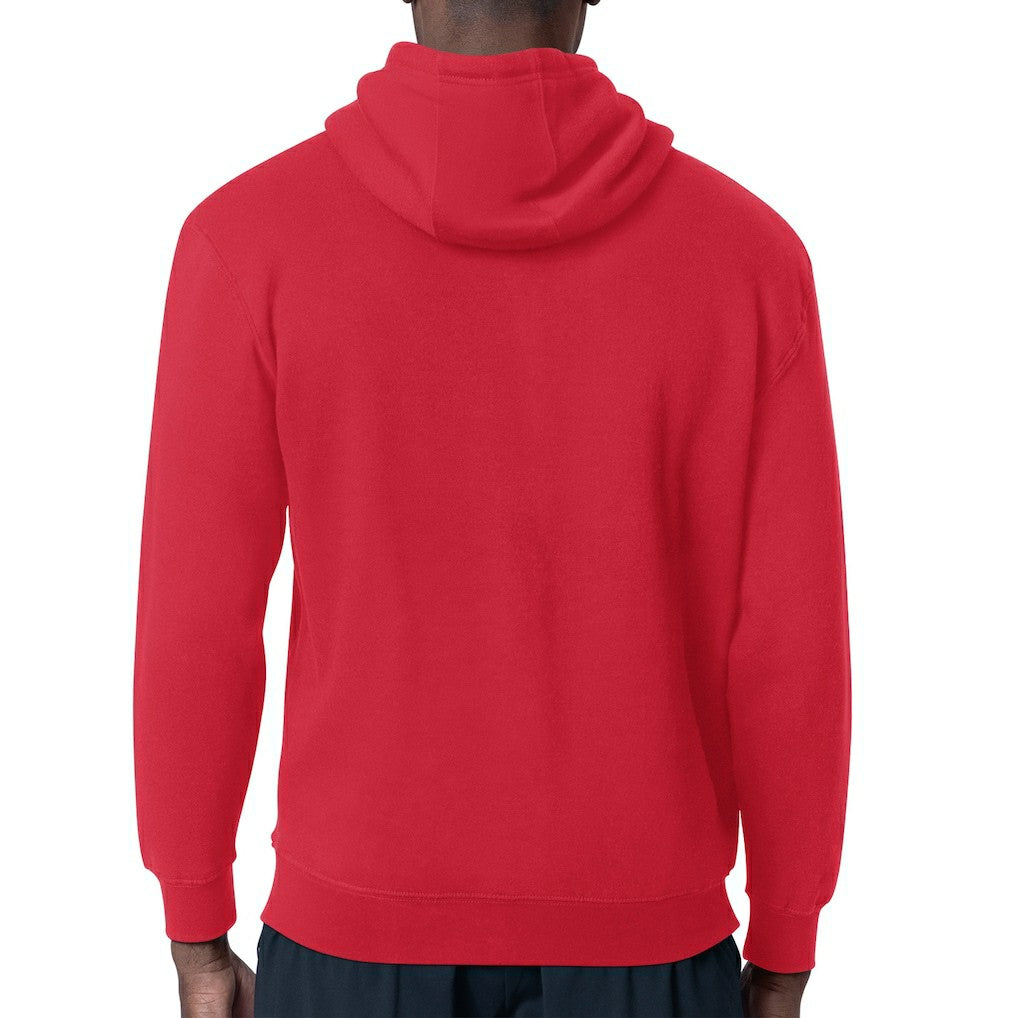 San Francisco 49ers Starter Team Track Graphic Pullover Hoodie - Scarlet Hoodies