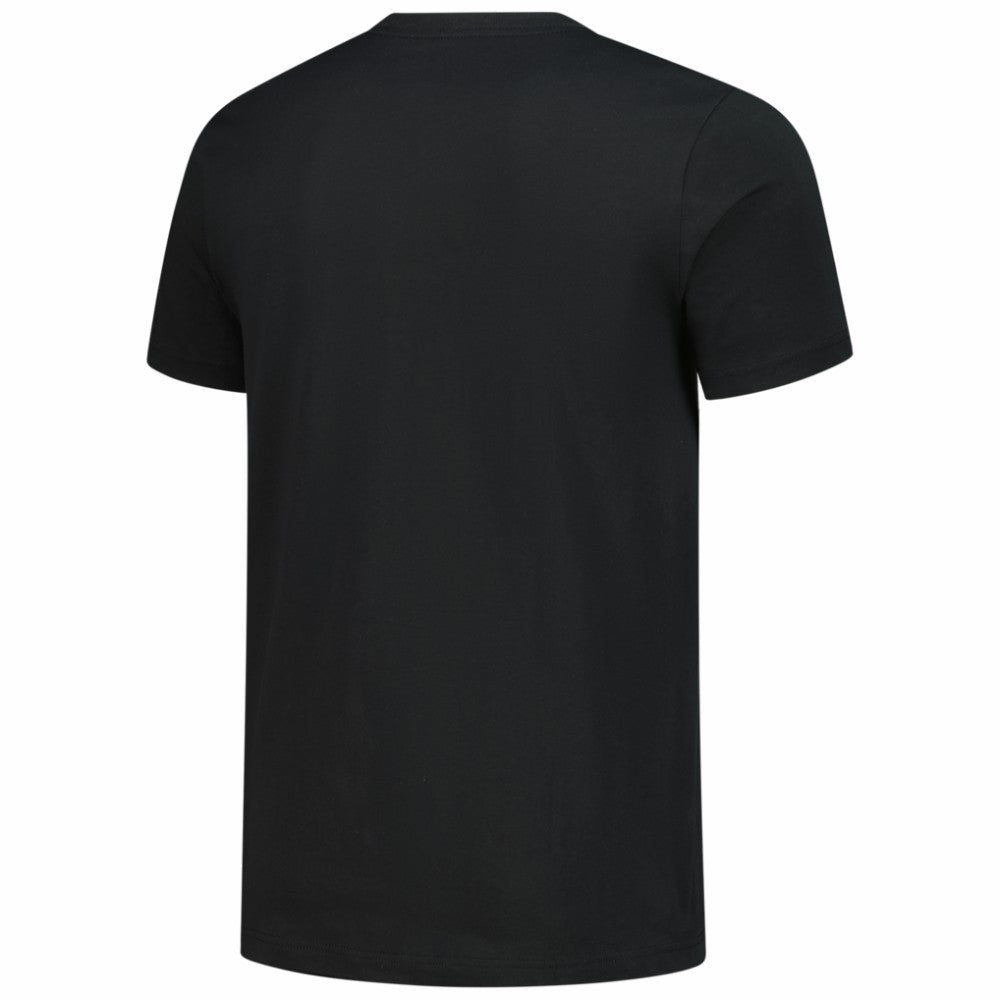 Chicago Cubs New Era Bronze Logo with Cross Bats Established T-Shirt - Black T-shirts