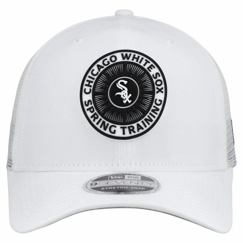Chicago White Sox New Era 2026 Spring Training Fan Pack 9SEVENTY Adjustable Trucker Hat - White Hats