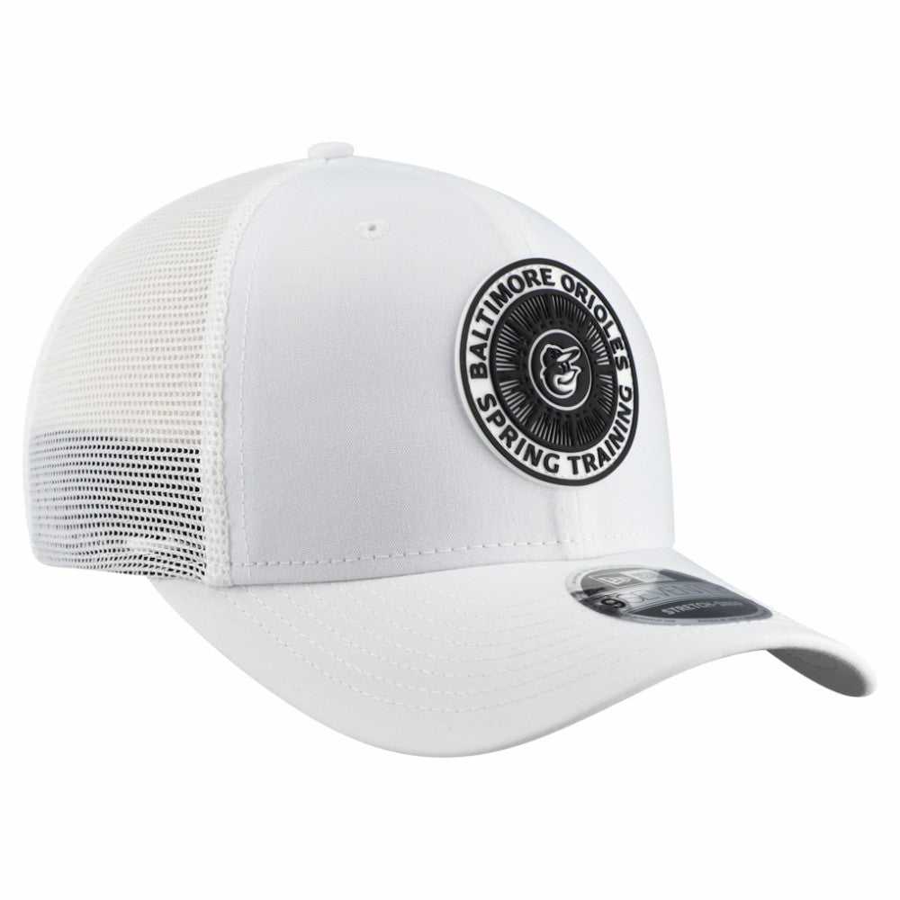 Baltimore Orioles New Era 2026 Spring Training Fan Pack 9SEVENTY Adjustable Trucker Hat - White Hats
