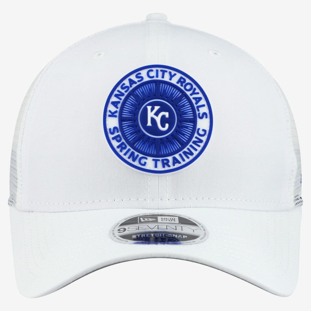 Kansas City Royals New Era 2026 Spring Training Fan Pack 9SEVENTY Adjustable Trucker Hat - White Hats