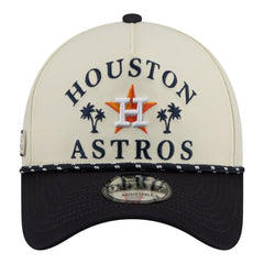 Houston Astros New Era 2026 Spring Training Fan Pack Rope A-Frame 9FORTY Adjustable Hat - Cream Hats