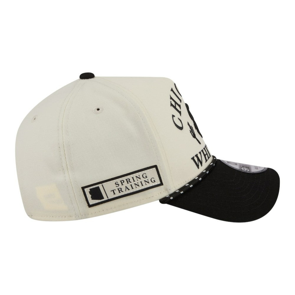 Chicago White Sox New Era 2026 Spring Training Fan Pack Rope A-Frame 9FORTY Adjustable Hat - Cream Hats
