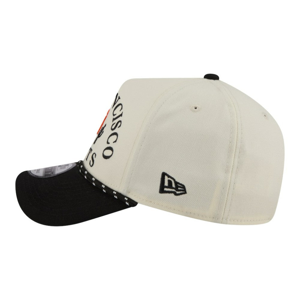 San Francisco Giants New Era 2026 Spring Training Fan Pack Rope A-Frame 9FORTY Adjustable Hat - Cream Hats