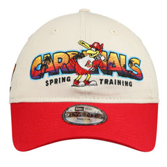 St. Louis Cardinals New Era Youth 2026 Spring Training Fan Pack Batter 9TWENTY Adjustable Hat - Stone/Red Hats