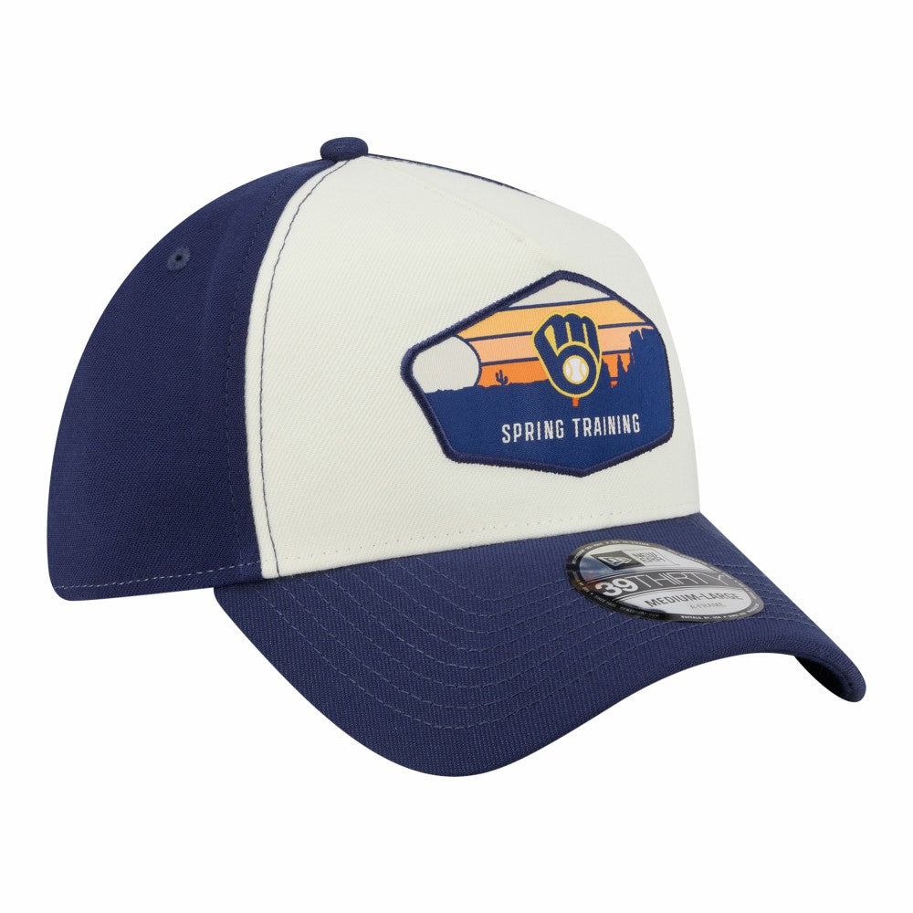 Milwaukee Brewers New Era 2026 Spring Training Fan Pack Gradient 39THIRTY Flex Hat - Stone Hats