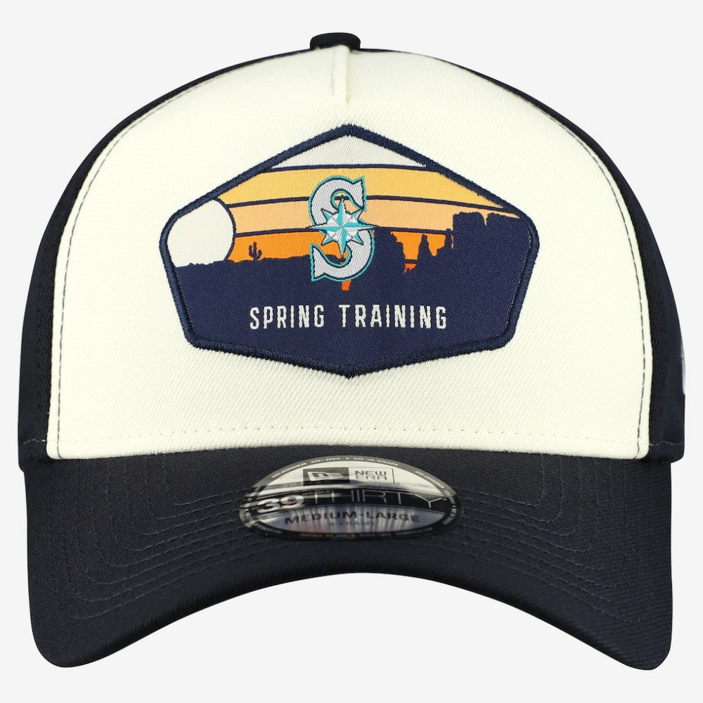 Seattle Mariners New Era 2026 Spring Training Fan Pack Gradient 39THIRTY Flex Hat - Stone Hats