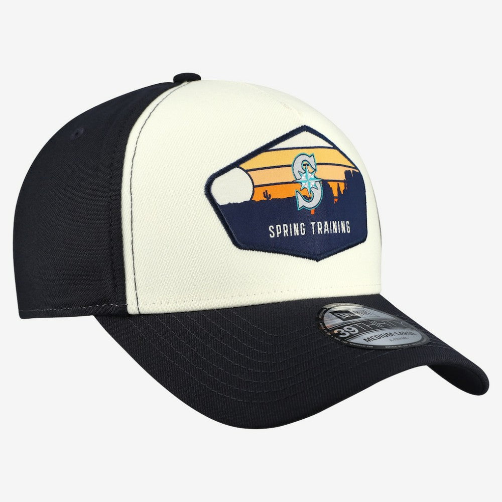Seattle Mariners New Era 2026 Spring Training Fan Pack Gradient 39THIRTY Flex Hat - Stone Hats