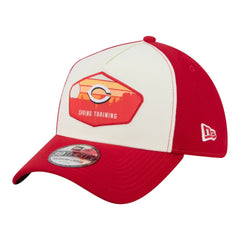 Cincinnati Reds New Era 2026 Spring Training Fan Pack Gradient 39THIRTY Flex Hat - Stone Hats