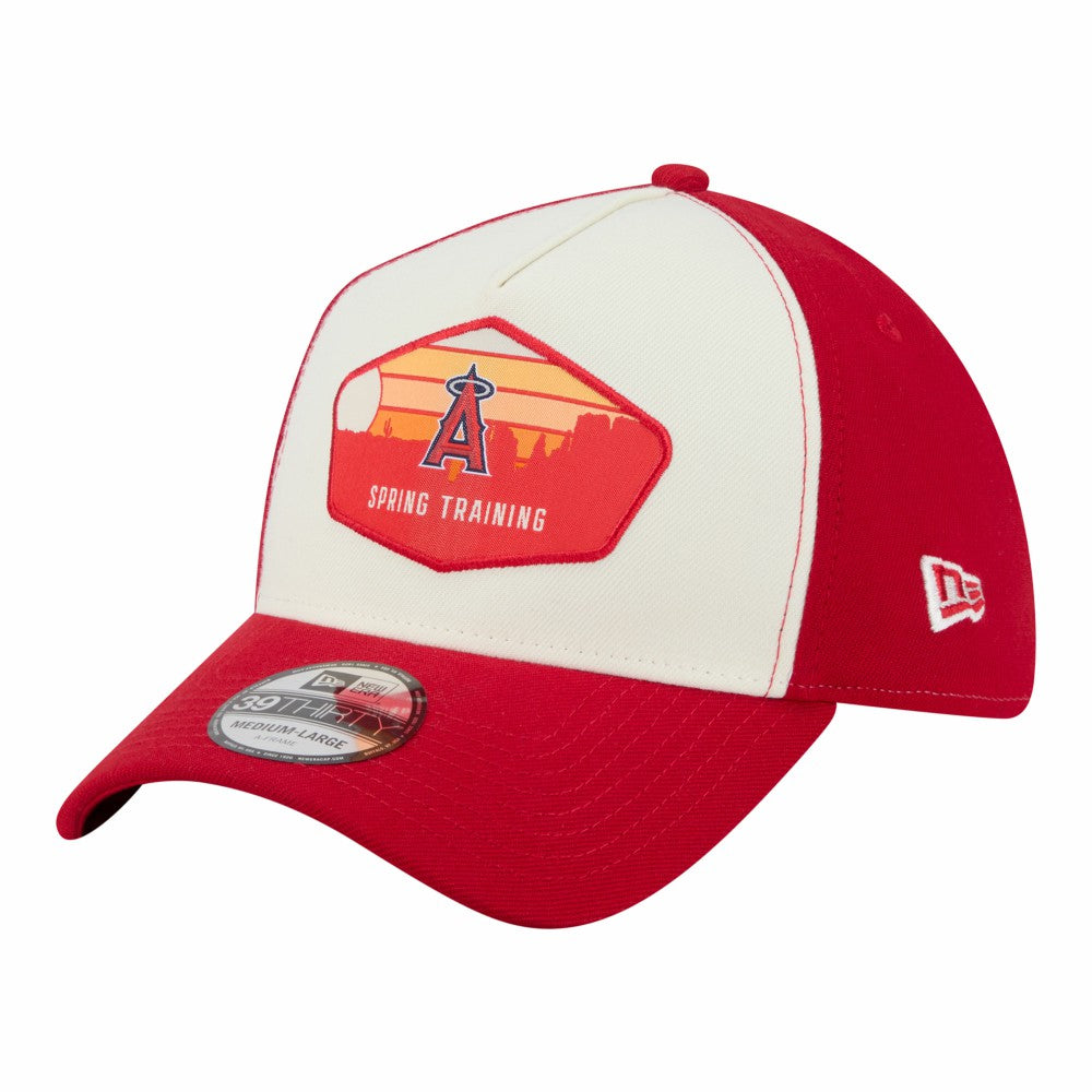 Los Angeles Angels New Era 2026 Spring Training Fan Pack Gradient 39THIRTY Flex Hat - Stone Hats