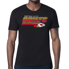 Kansas City Chiefs Starter Logo Push Graphic T-Shirt - Black T-shirts