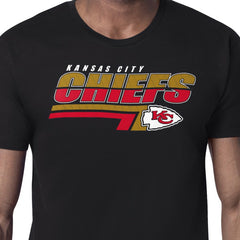 Kansas City Chiefs Starter Logo Push Graphic T-Shirt - Black T-shirts