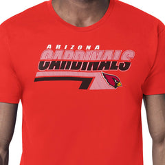 Arizona Cardinals Starter Logo Push Graphic T-Shirt - Cardinal T-shirts