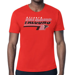 Atlanta Falcons Starter Logo Push Graphic T-Shirt - Red T-shirts