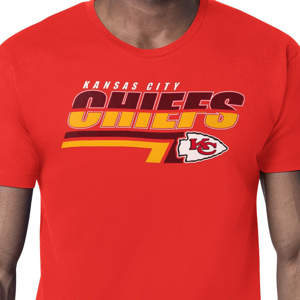Kansas City Chiefs Starter Logo Push Graphic T-Shirt - Red T-shirts