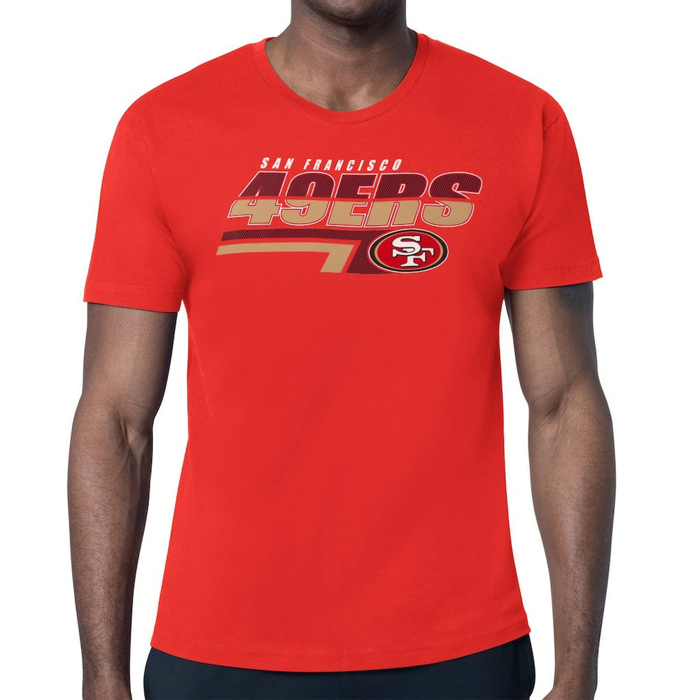 San Francisco 49ers Starter Logo Push Graphic T-Shirt - Scarlet T-shirts