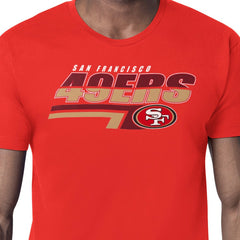 San Francisco 49ers Starter Logo Push Graphic T-Shirt - Scarlet T-shirts
