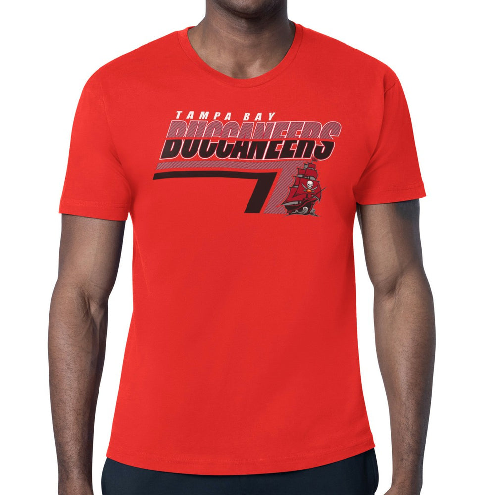 Tampa Bay Buccaneers Starter Logo Push Graphic T-Shirt - Red T-shirts